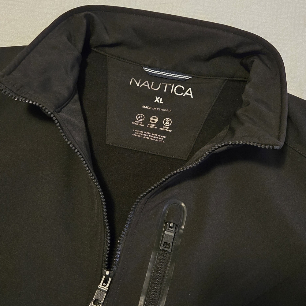 Nautica fleece-lined softshell jacket, size XL